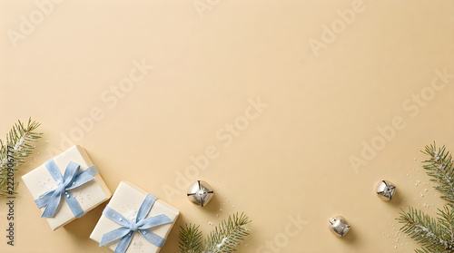 Dried flowers on a warm neutral background