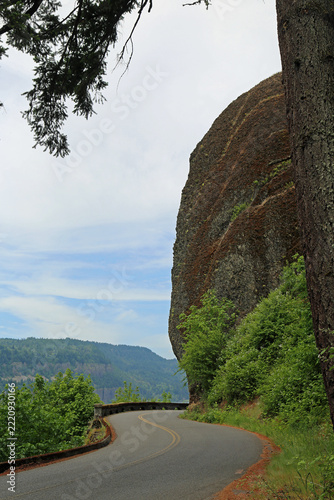 Oregon Scenic Byway vertical - Historic Columbia River Highway, Oregon