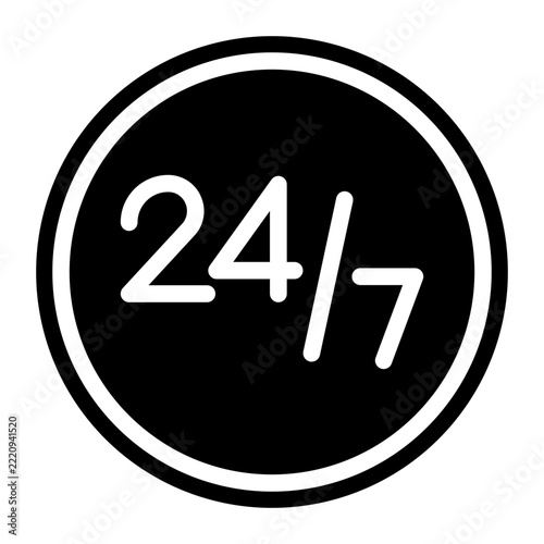24 Hours Service icon