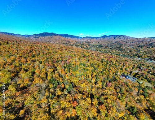 Beautiful Fall Foliage Colors in the Mountains