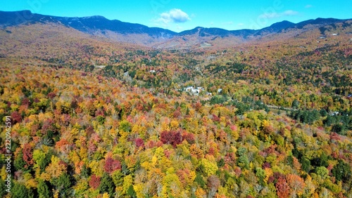 Beautiful Fall Foliage Colors in the Mountains