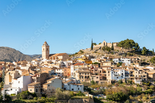view of Polop de la Marina, comarca of Marina Baja, province of Alicante, Valencian Community, Spain