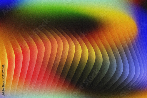 Abstract wavy gradient background with red yellow blue green texture