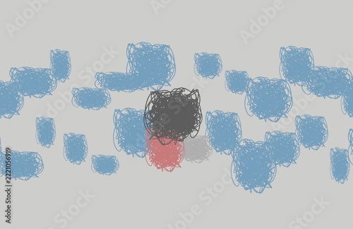 Dark Gray on Gray Blue Pink Abstract Background for Visual Image Projects in UHD 4K 