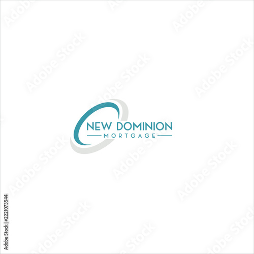 New Dominion Mortgage Company Logo Design on White Background