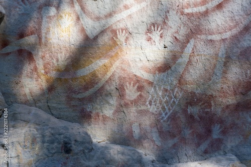 Aboriginal rock art, Carnarvon National Park, Queensland, Australia
