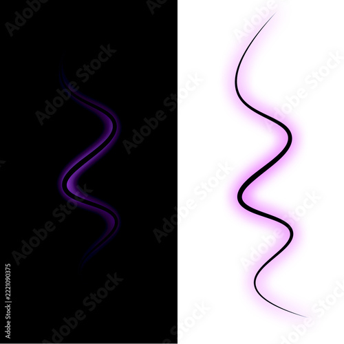 neon light streak 