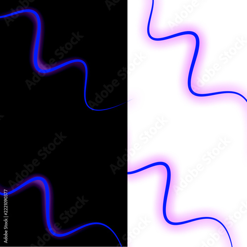 neon light streak 