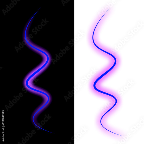 neon light streak 