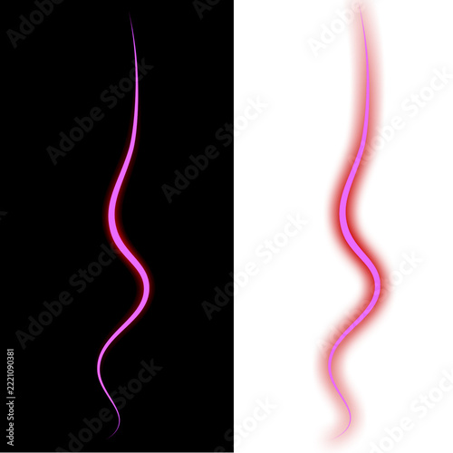 neon light streak 