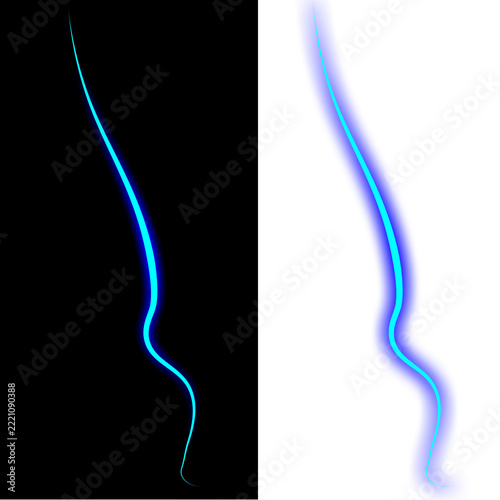 neon light streak 