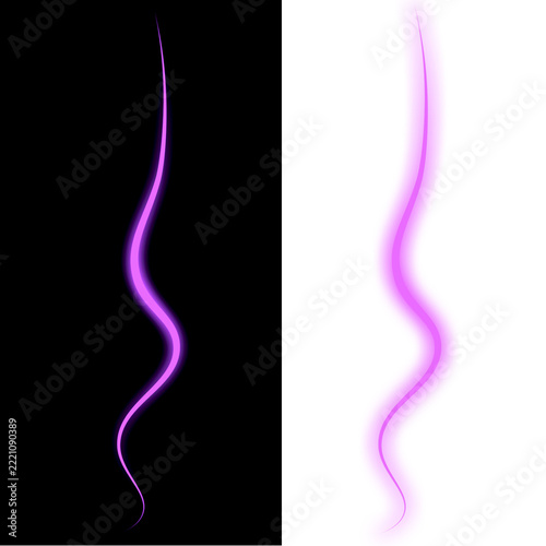 neon light streak 