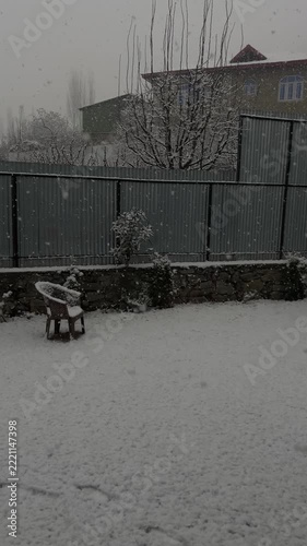 Snowfall in kashmir - Baramulla