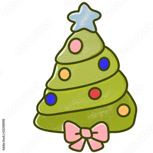 green christmas tree