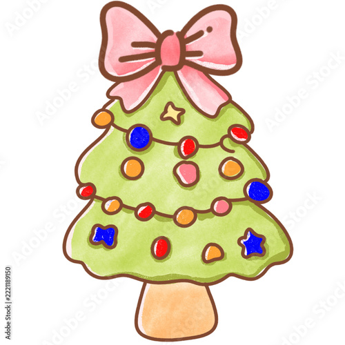 christmas tree cookie