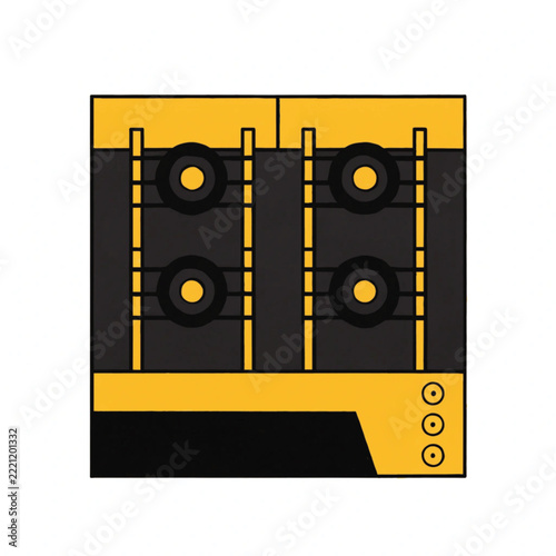 yellow safe box