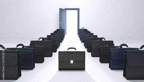 Professional leather briefcases showcasing sophistication and corporate style.