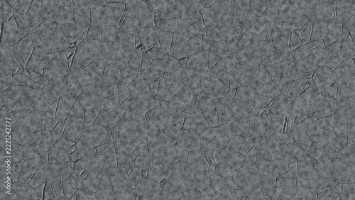 Seamless Dark Grey Concrete Texture With Detailed Fractured Rough Surface