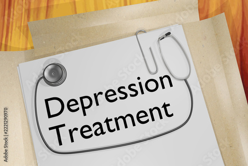 Depression Treatment concept
