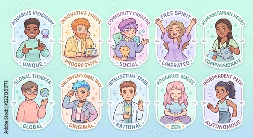 Zodiac aquarius character