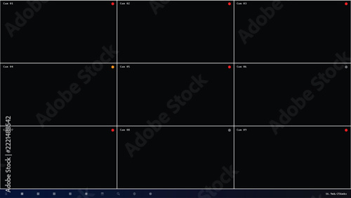 CCTV camera user interface surveillance and security concept 0001