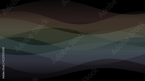 Abstract gradient waves blending smooth color transitions design