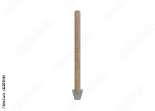 Mattock Pickaxe Mockup