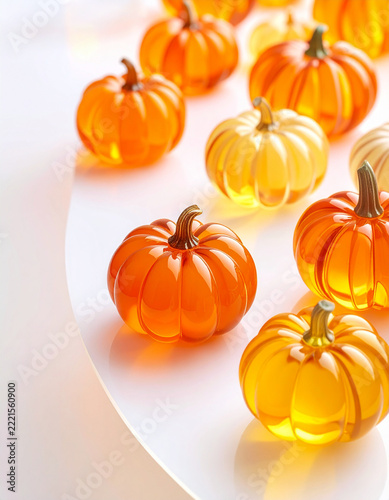 halloween glass pumpkins