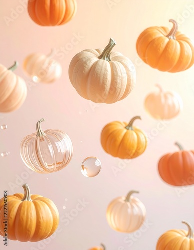 floating pumpkins