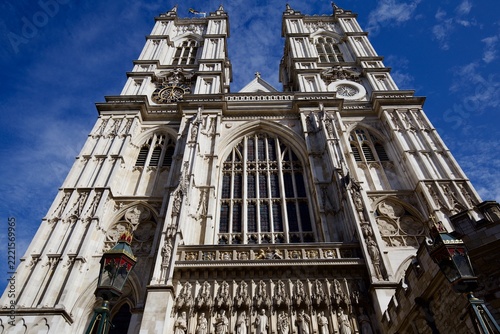 Facciata dell'Abbazia di Westminster a Londra