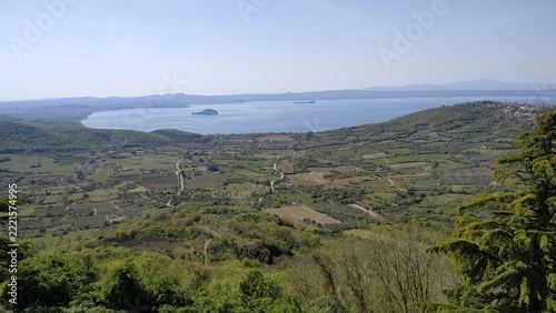 The entire Lake Bolsena basin