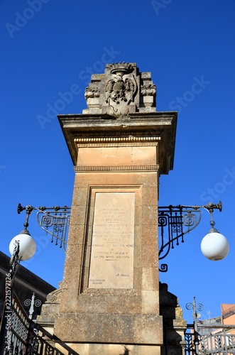 ingresso principale del Giardino Pubblico (Villa Comunale) di Caltagirone
