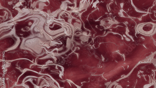 Abstract maroon and silver swirls creating an artistic fluid texture design