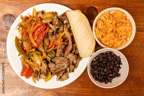 Steak fajitas