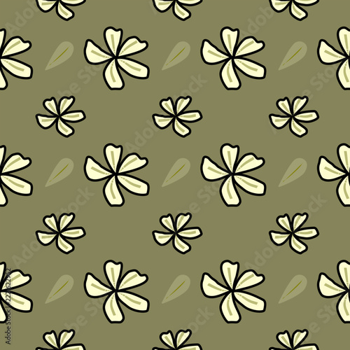 seamless pattern with flowers