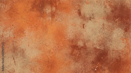 Abstract mosaic background with warm terracotta and peach colored tiles