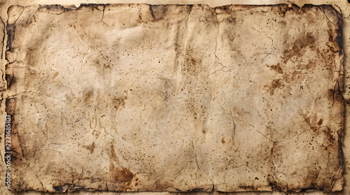 Aged Brown Parchment Paper Background