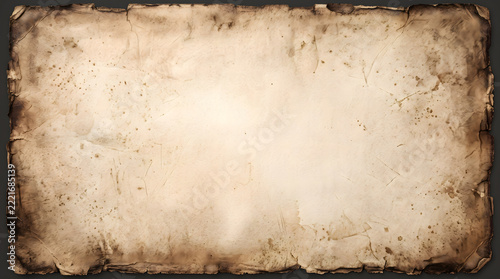 Aged Brown Parchment Paper Background