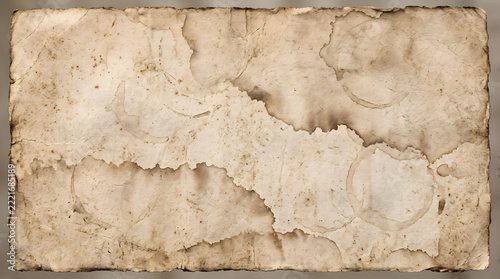 Aged Brown Parchment Paper Background