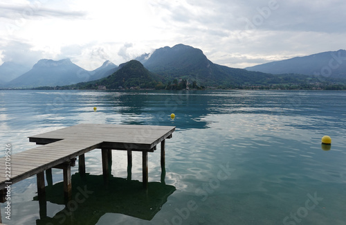 Les bords du lac d'Annecy à Talloires