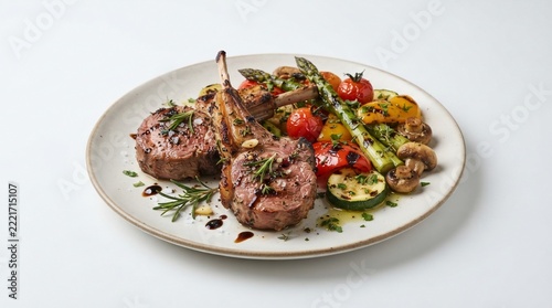 Grilled lamb chops