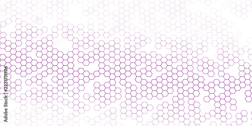 Abstract Hexagonal Texture Abstract hexagonal honeycomb grid pattern in pink and white gradient ...