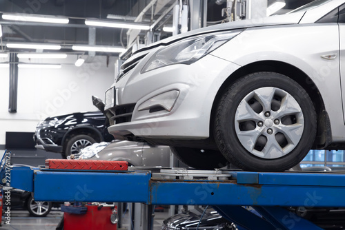 Car maintenance. Service station. Car repair.