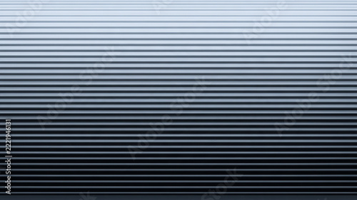 Metal Shutter Door Pattern Abstract Horizontal Lines Texture Gradient Gray   