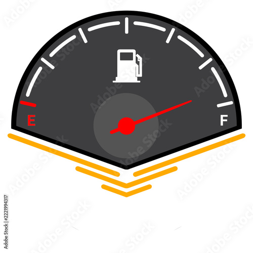 fuel gauge vector illustration