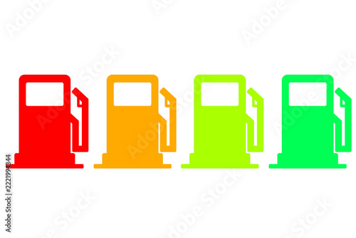 gas pump vector illustration