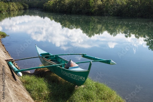 boat on the lake