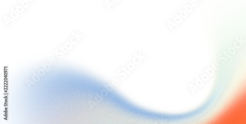 Abstract grainy gradient dark background with smooth glowing blue and orange light waves for modern digital design template