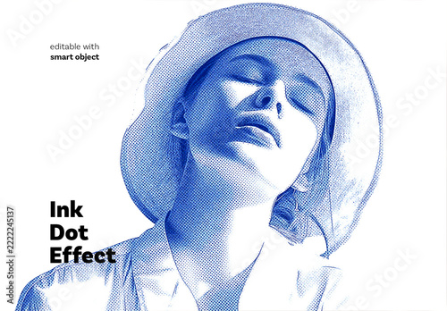 Ink Dot Photo Effect