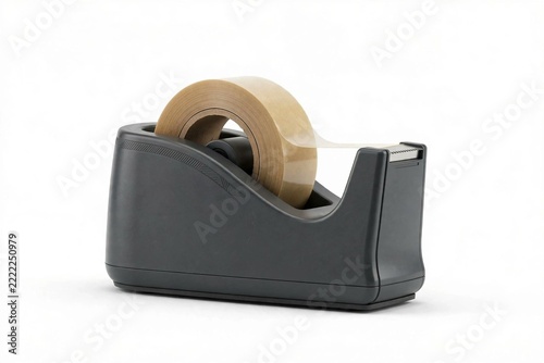 Desktop tape dispenser isolated on white background